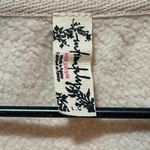 Free People  Slow It Down Pullover Sweatshirt Light Sand Oversized Comfy Large Photo 6