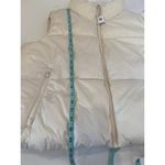 Old Navy  Cream Quilted Puffer Vest Zip Up NWT Sz XL Women’s Water Resistant Photo 9