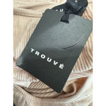 Trouvé Womens Ribbed Knit Bodysuit Long Sleeve Off‎ Shoulder Beige Size S Tan Photo 4