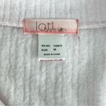 Loti Fashion Smocked Robe Full Zip Light Pink Terrycloth Housecoat Embroidered Size M Photo 12