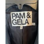 Pam & Gela Rate Wool Blazer with racing striped sleeves size 8 Photo 2