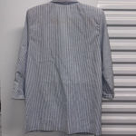 Vintage Real Life Blazer Blue PinStripped Cotton Blend Women's Size S Photo 8