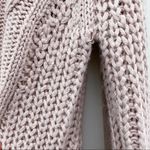 Pull & Bear  Light Pink Cable Knit Chunky Sweater Small Photo 5