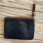 Madewell leather Snakeskin pattern pouch Photo 2