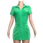 With Jean WITH JÉAN Alexa Mini Dress, Juicy Green, Small Photo 7