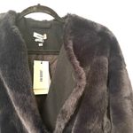Jason Wu Runway Faux Fur Coat Leather Belt NWT Sz S Photo 3