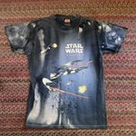 RARE FIND VINTAGE STAR WARS EPISODE 1 GRAPHIC TEE Black Photo 0
