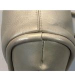 Jacqueline Ferrari Cream/Gold Leather Small Shoulder Handbag Bag Purse READ Photo 6