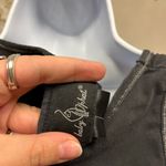 Baby Phat Vintage Y2K Black Glitter Logo Fitted Scoop Neck Tank Top Large L Photo 2