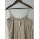 Entro NWT Abercrombie Fitch Button Front Dress Tan Linen Cotton Blend M Tall Skort MT Photo 7