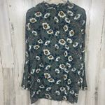 Free People  Magic Mystery Tunic Dress Size S Green Moody Floral Boho Bell Sleeve Photo 7
