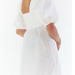 Show Me Your Mumu  Amore White Poplin Cotton Puff Sleeve Mini Dress Photo 1