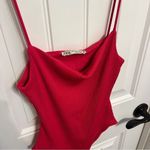 ZARA  Barbie Pink Ribbed Bodysuit Photo 1