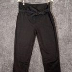 Sézane  Austin Trousers Black Womens Office Work Career Pants Size 10/42 Photo 0