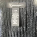 INC International Concepts Faux Fur Sweater Vest Women's S/M Black Gray Blue Size M Photo 3