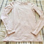 Pact  Heathered Blush Fitted Long Sleeve T-shirt  Photo 1