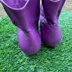 Purple Leather 098GG19 Austin Western Women’s Boots 7.5 Made in Brazil Photo 4