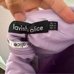 Lavish Lice Lavish Alice Halterneck Double Layer Midi Dress in Lilac Size 12 Photo 8