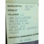 Vtg. Cuir Zebra Purple Suede Leather Fringe Western Skirt Size 12 Photo 10