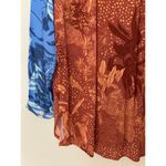 Soft Surroundings  L Hermosa Tunic Shirt Blouse Button Down Colorful Multi EUC Photo 11