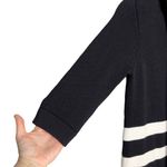 For Love & Lemons NWT Knitz Black & White Striped Scarf Sweater Dress Photo 6