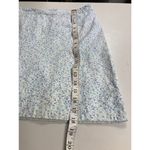 American Eagle  OUTFITTERS, Stretch Women’s Paisley Skirt, Size 6, Blue & White Photo 6
