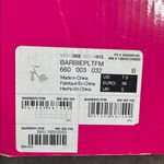 ALDO Barbie x Collection Pink Satin Platform Heart Sandal Block Heel 7.5 Photo 8