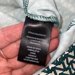 Jules & Leopold JL Womens Geo Kick Flare Pull-on Pants Green White Medium NWT Photo 5