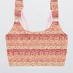 Aerie Seamless Ring Longline Bralette Pink Multicolor Size L New Photo 9