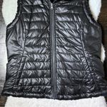 Nicole Miller  Original Black Reversible Faux Fur Puffer Vest Photo 3