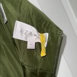 Azazie Tessie Olive Green Backless Halter Dress Photo 7