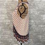 Patrons of Peace  Embroidered Peplum Tank Top Photo 2