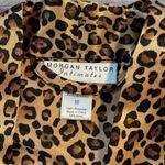 Morgan Taylor  Intimates Leopard/Cheetah Print Satin Robe Size Med EUC #6683 Photo 2