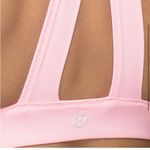 Lululemon  Shanti Surf Floral Gummy Logo Swim Top Size 6 Pink Photo 2