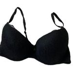 Sophie B Black Lace Push Up Underwired Bra Women's Size 36C | 52-23 Photo 0