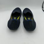 Rothy's  The Loafer Shoes Navy Blue & Neon Metallic Lattice Stitch Women's 9 Photo 3