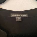 James Perse Black Flowy 3/4 Sleeve Blouse Lightweight Women's size 3 / Large Photo 1