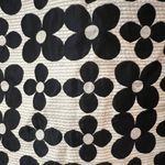 Talbots RSVP by Navy Blue & White Jacquard Daisy-Print Fit & Flare Dress Size 8 Photo 8