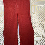 ZARA Knit Culottes in Red Rust Wide Leg High Waist Photo 4