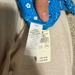 Aerie NEW  High Cut Cheek Bikini Bottom Blue Paisley NWT Size Medium Photo 2