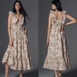Anthropologie NWT Love The Label x Liberty London Penida Ruffle V-Neck Dress S Photo 2