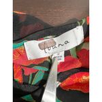 Floral Midi Dress Louna Colorful Garden Girl Fairy Romantic Modest Small Stretch Red Photo 7