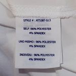 Altar'd State Altar’d State White/Ivory Sleeveless Blouse Ruffle Bow Bodice NWT Medium AT5387 Photo 9