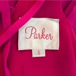 Parker  100% Silk Hot Pink Strappy Open Racer Back Tank Top Size Small Photo 2