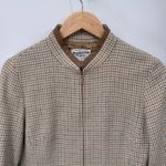 Pendleton Vintage  Old Money Countryside Jacket sz 8 Tan Plaid 100% Virgin Wool‎ Photo 2