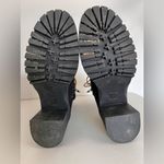 Free People Dylan Lace Up Chunky Mid Calf Suede Boots Black Women’s Size 8.5 Photo 8