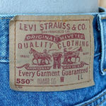 Levi's Vintage Y2K 550 Relaxed High Waisted Tapered Mom Jeans~10~ Photo 3
