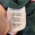 J.Crew Factory Women Winnie Pant Stretch Twill Side Zipper 28637 Green Size 0 Photo 3