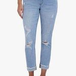 Savi Parker Maternity Slim Girlfriend Jeans Size M New Blue Photo 0