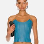 Miaou Leia Strapless Paneled Buffed Faux Photo 0